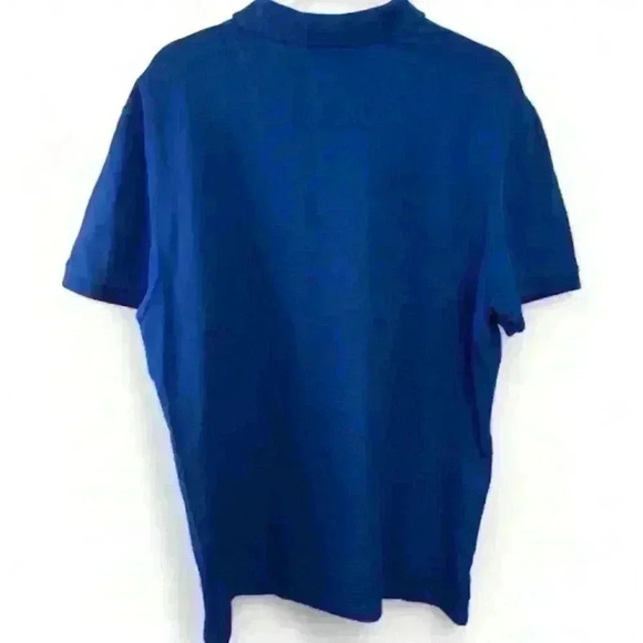 Express Men's Blue Short Sleeve Polo Shirt XL Collared Button-Up - Picture 3 of 7